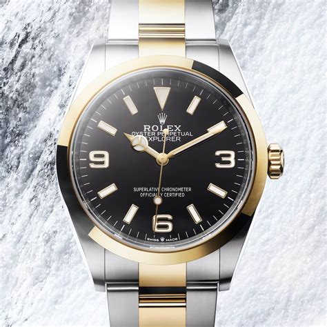 new rolex explorer two tone|rolex explorer 1 36mm 124270.